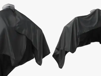  Hair Cutting Cape Waterproof Black 