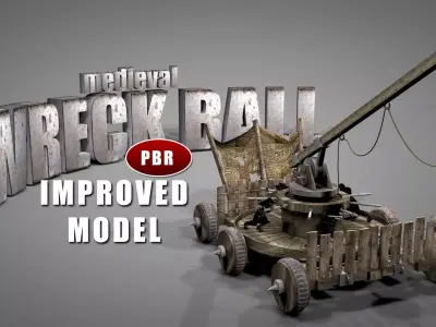Medieval Wrecking Ball 3D model