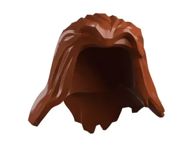 Custom3Dprint Minifigure Accessory - Minifigure Hair S2 - 016 3D print model