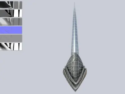 Alien tech weapon Low-poly 3D model buy