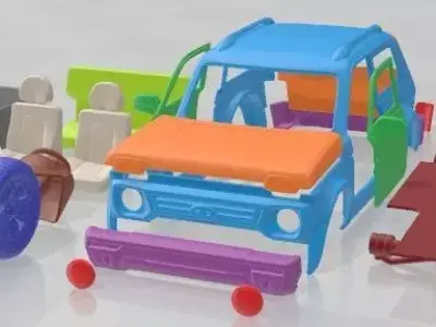 Lada Niva Bronto 4x4 Printable Car 3D print model