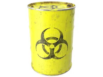 Biohazard barrel 3D model