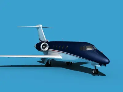 Cessna Citation 650 III V05 3D model