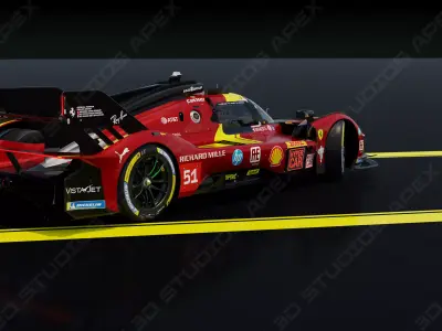 Ferrari 499P WEC 2025 - Standard Edition 3D model