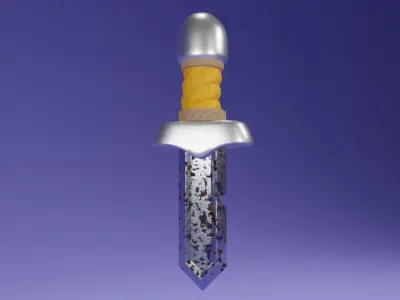 Low poly sword Free 3D model purchase