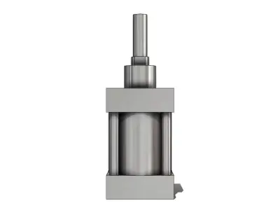 Cilindro Pneumatico Airtec SE80A255NFBNPT Pneumatic Cylinder 3D model