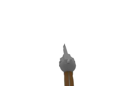 Low Poly Western Colt Free low-poly 3D model