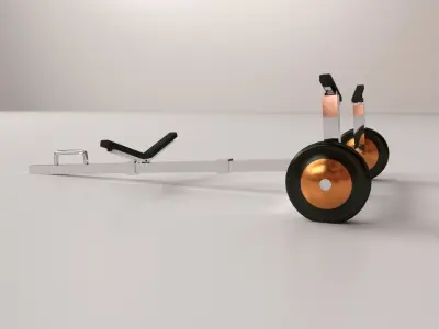 Boat Dolly 3D model