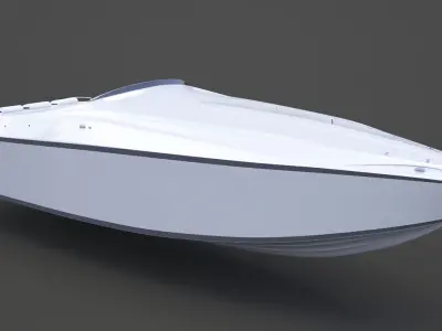 Motor Boat 03 3D model