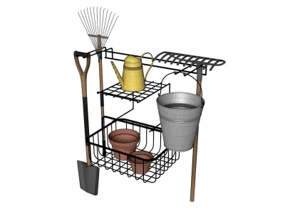 Gardener s Tool Set 3D model