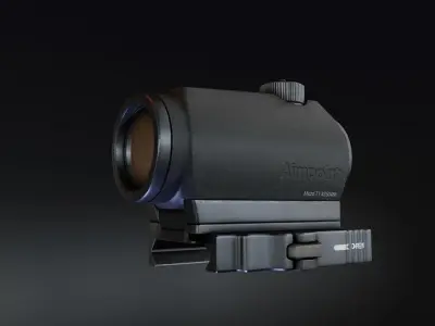 Aimpoint Micro T1 Low-poly 3D model