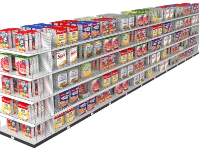 Grocery Store Collection 3D model