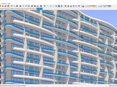 Sketchup Office building 148 3D model