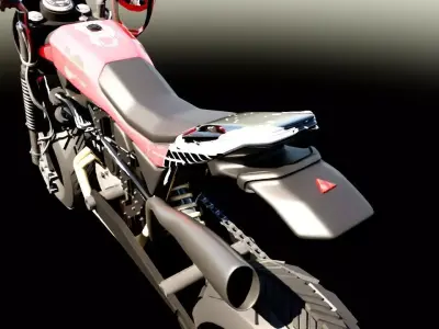 Dirtbike 3d Model 3D model