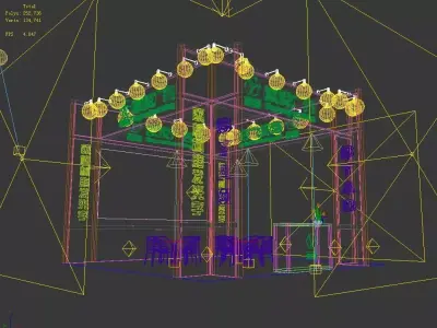 Exhibition - Area - 6X6-3DMAX2009-47 3D model