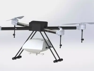 Agricultural Drone 3D model