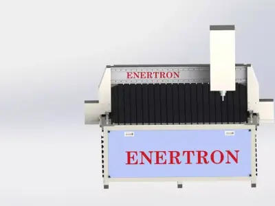 CNC Wood Routing Machine 3D model