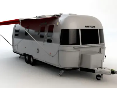 Airstream Trailer Scale 1-18 3D print model
