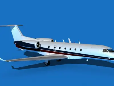 Embraer Legacy 500 V11 3D model