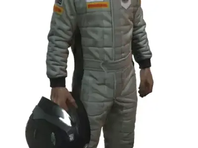 Professional 3D Racing Driver F1 3D print model