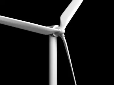 Wind Turbine 3D model 4
