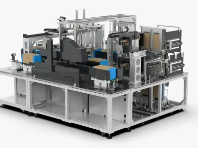 Automatic Carton Packing Machine 3D model