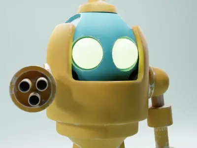 Fighting Robot 3D model buy