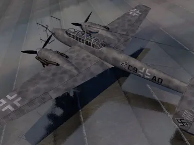 Messerschmitt Bf-110 G-4 Nachtjager 3D model