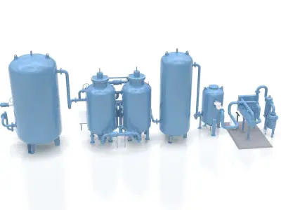 Nitrogen Generator Equipment 3D model