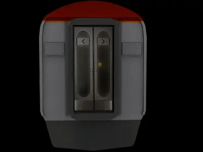 Voyager 220 Train 3D model