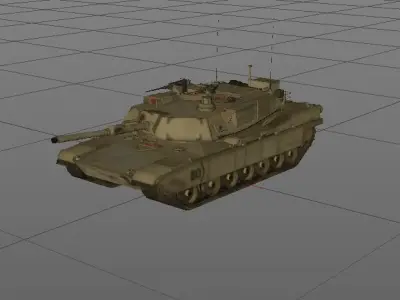 Tank Abrams 3D model