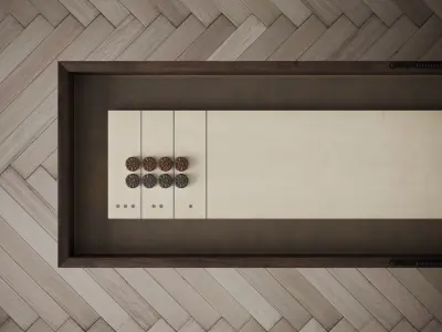 District Eight SHUFFLEBOARD SMALL 3D model