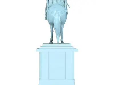 Menelik The II 3D print model