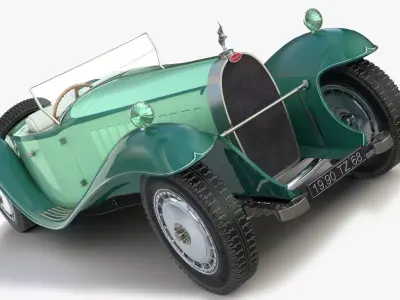 Bugatti Type 41 Royale Esders 3D Model 01 3D model