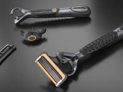 Gillette Fusion 5 Manual Razor Black 