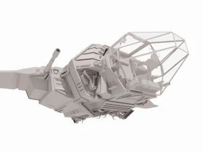 Spaceship-spacecraft-44 3D model