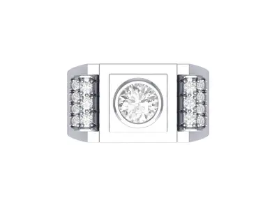 Wedding Ring 3D print model 107