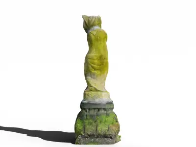 FREE Balinese Flute Player Statue - 3D Scanned Model Free 3D model