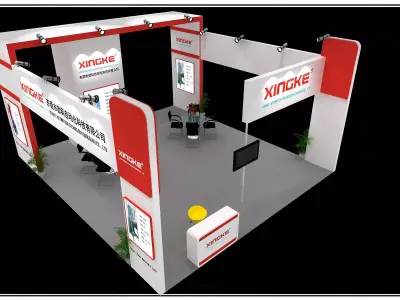 Exhibition - Area - 8X9-3DMAX2009-017 3D model