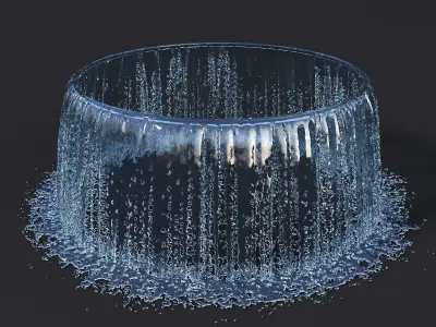 Waterfalls Collection 13 3D models  3D model
