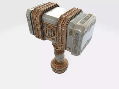 War Hammer 6 Low-poly 3D model