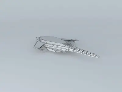 Concept Jet Bomber Free 3D model