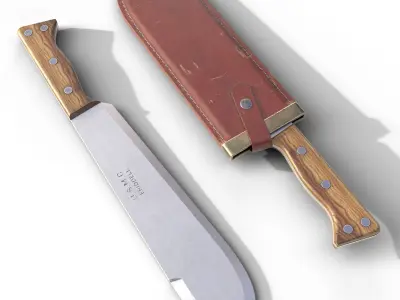 Usmc medical corpsman knife Low-poly 3D model