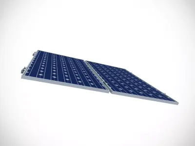 Solar Panel Low-poly 3D model buy