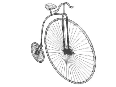 Bicycle - Vintage 3D model