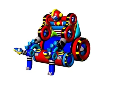  Transformer Game element 3 3D model