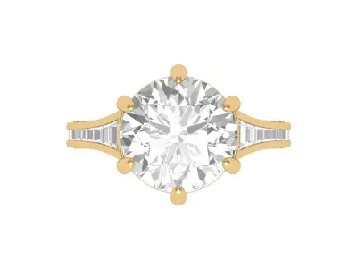Wedding Ring  3D print model 389