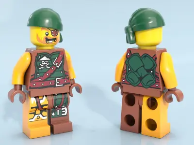 Rigged LEGO Minifigures Collection 3 