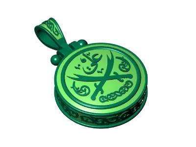 ALI ZULFIQAR LOCKET 3D print model