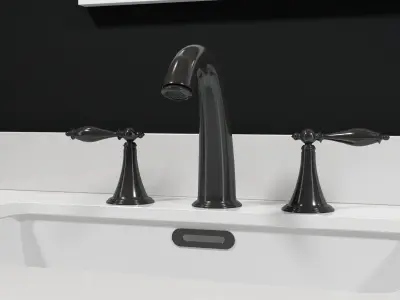 OVE Bellington 60 THD White 3D model